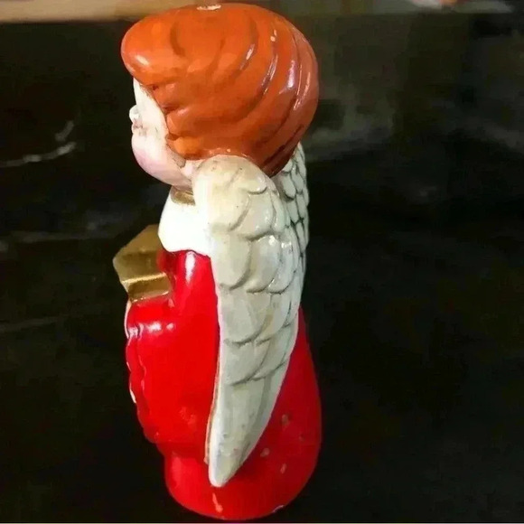 Vintage Christmas Angel Choirboy Toothpick  hors d’ouevres holder. Made in Japan - Picture 5 of 9